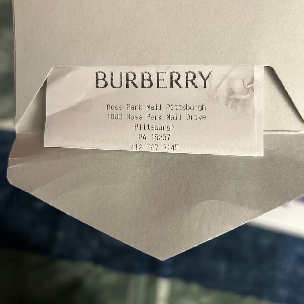 Burberry Skinny Silk Scarf Vintage Check Sand - Picture 7 of 7